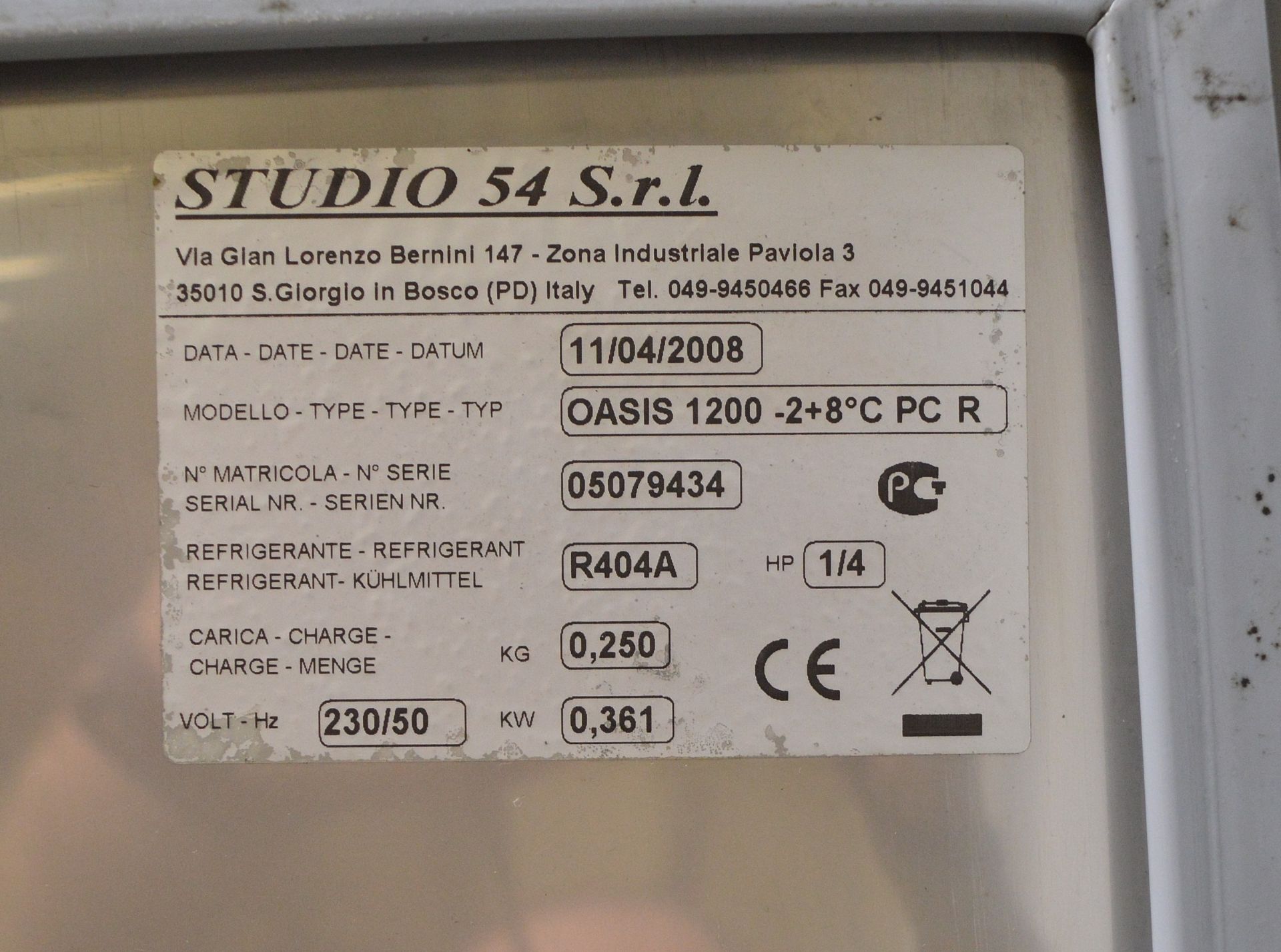 Studio 54 Oasis 1200 Double Door Refrigerator - Image 5 of 7