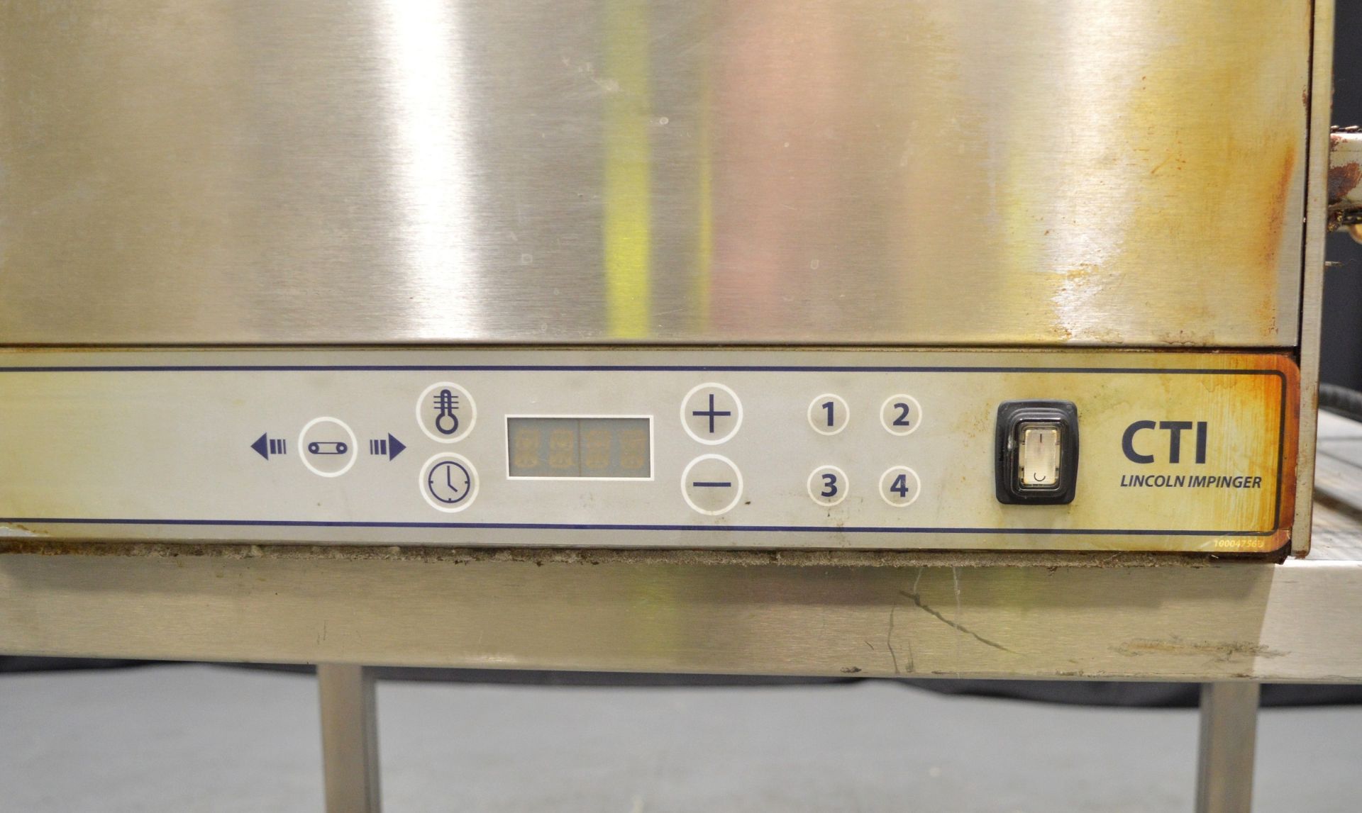 Lincoln CTI IP21 Countertop Conveyor Oven on Stainless Steel Trolley Unit - Image 6 of 9