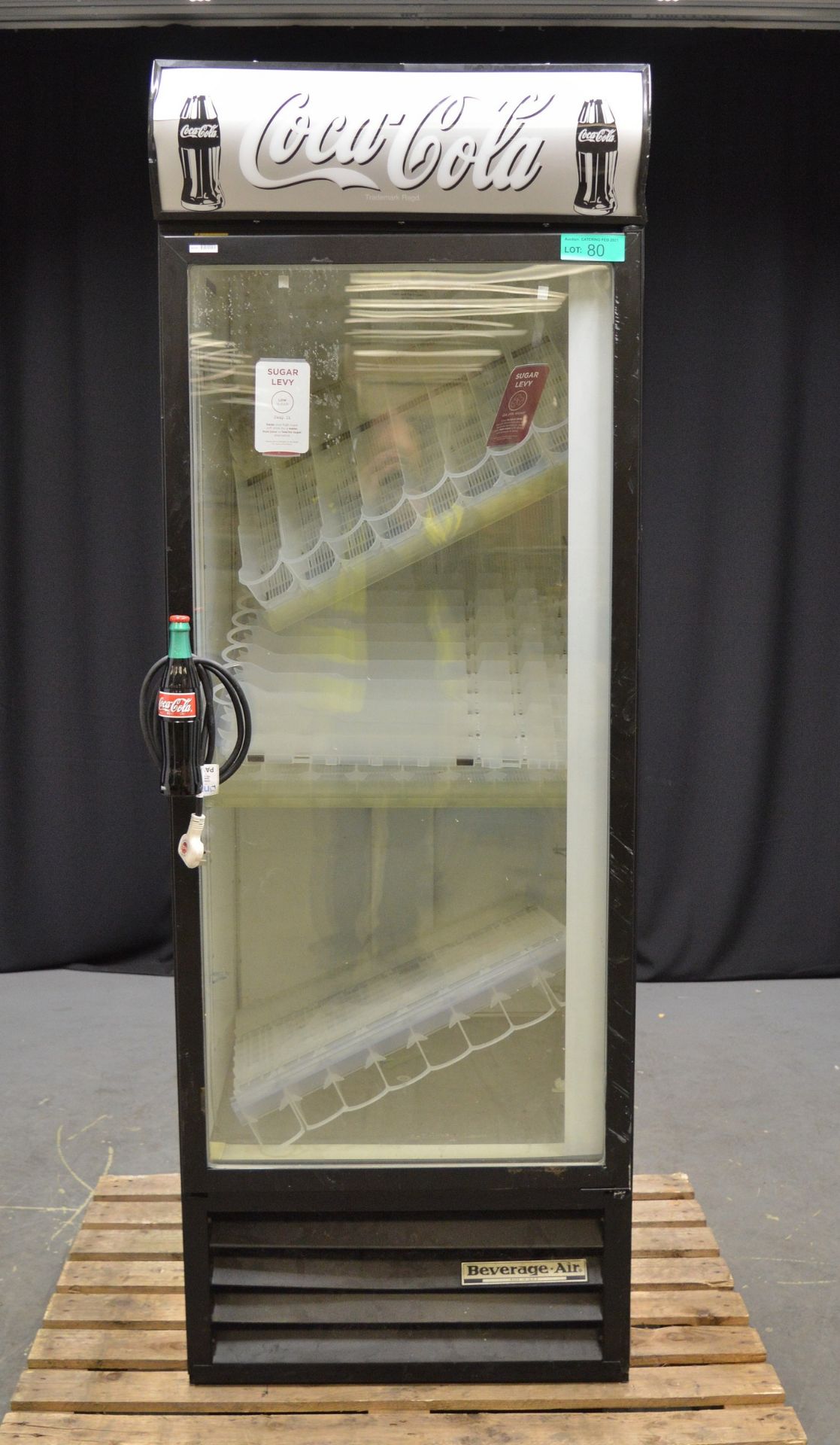 Beverage-Air MT23 Coca Cola Branded Drinks Chiller - damage to panels