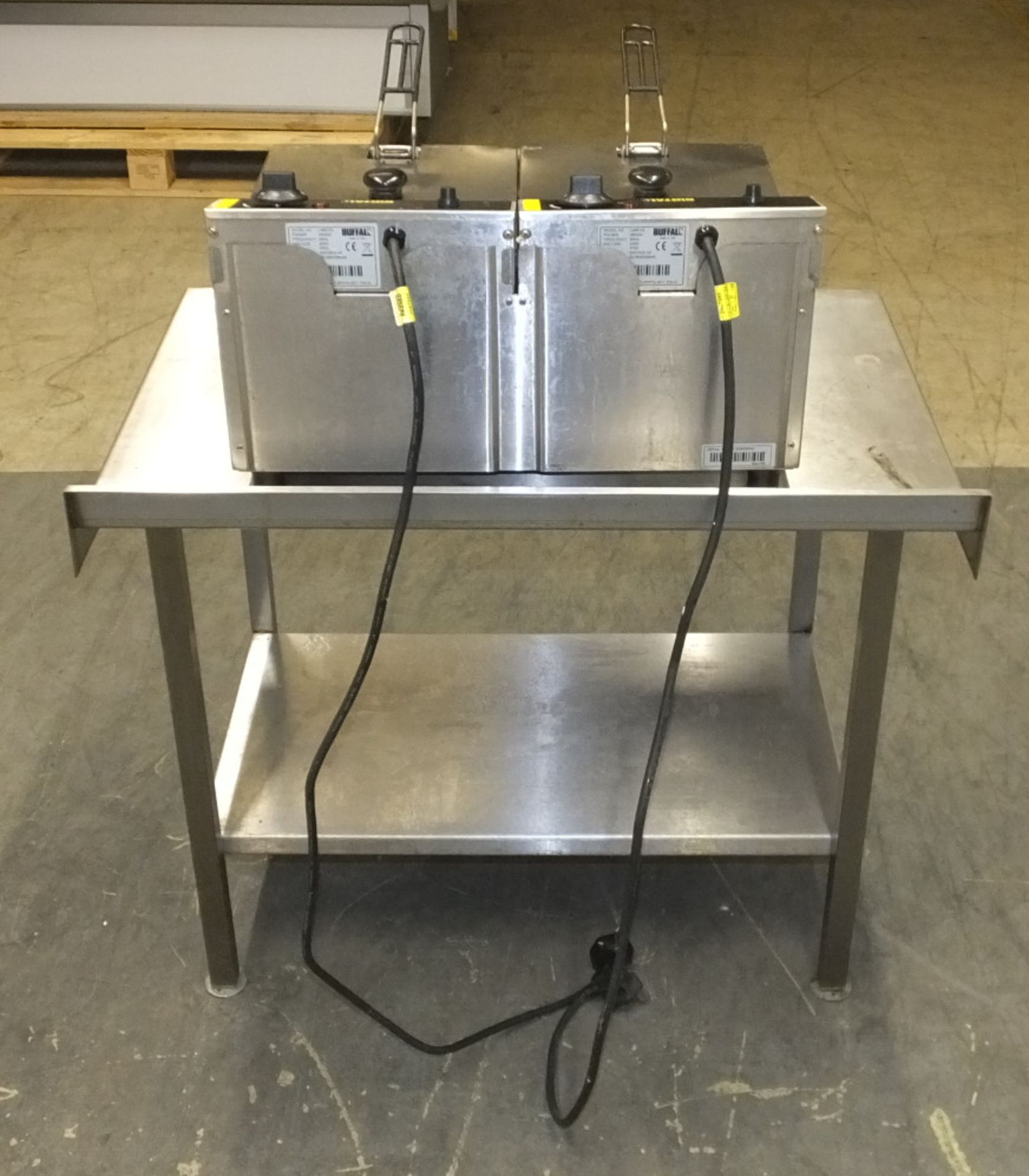 Buffalo L485-03 Double Electric Fryer on Stainless Steel Unit - L850 x D600 x H630mm (dime - Image 7 of 8