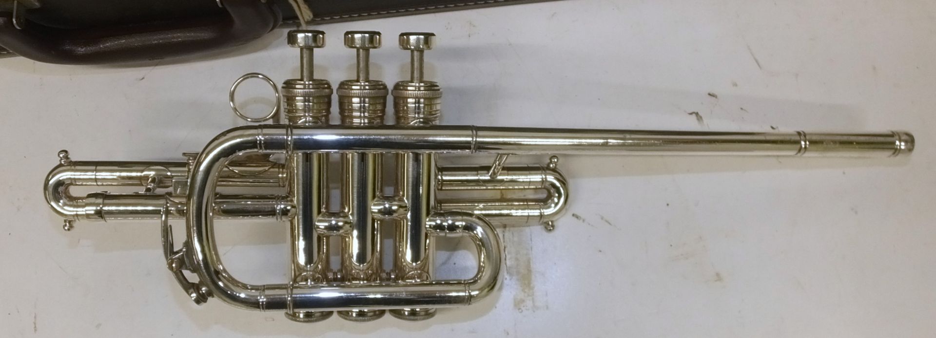 Besson International Fanfare Trumpet in case - Serial Number - 706 - 719532 - Image 3 of 8