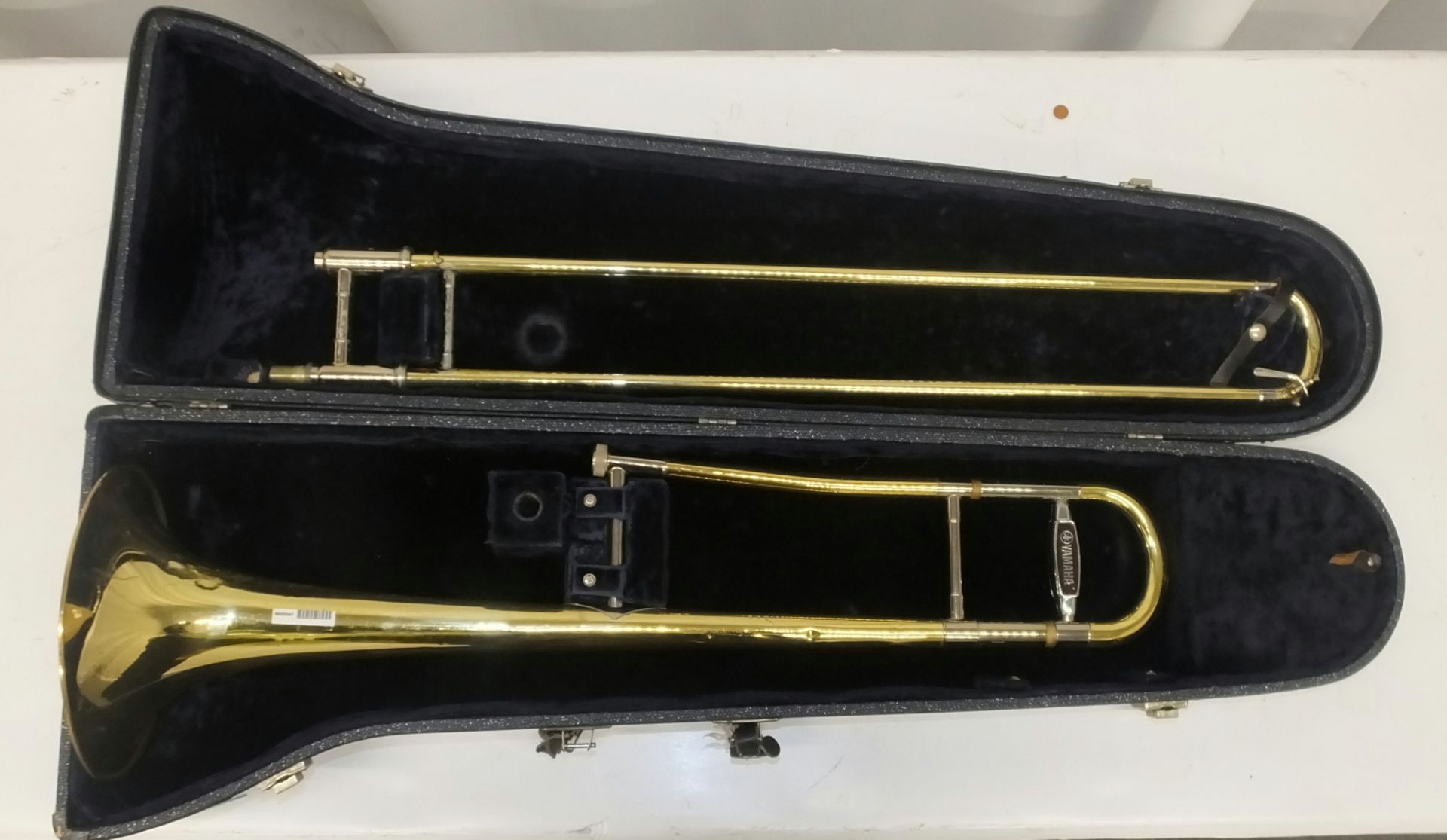 Yamaha Model YSL - 653 Trombone in case - Serial Number - 201606 (damage and dents on instrument) - Image 2 of 15