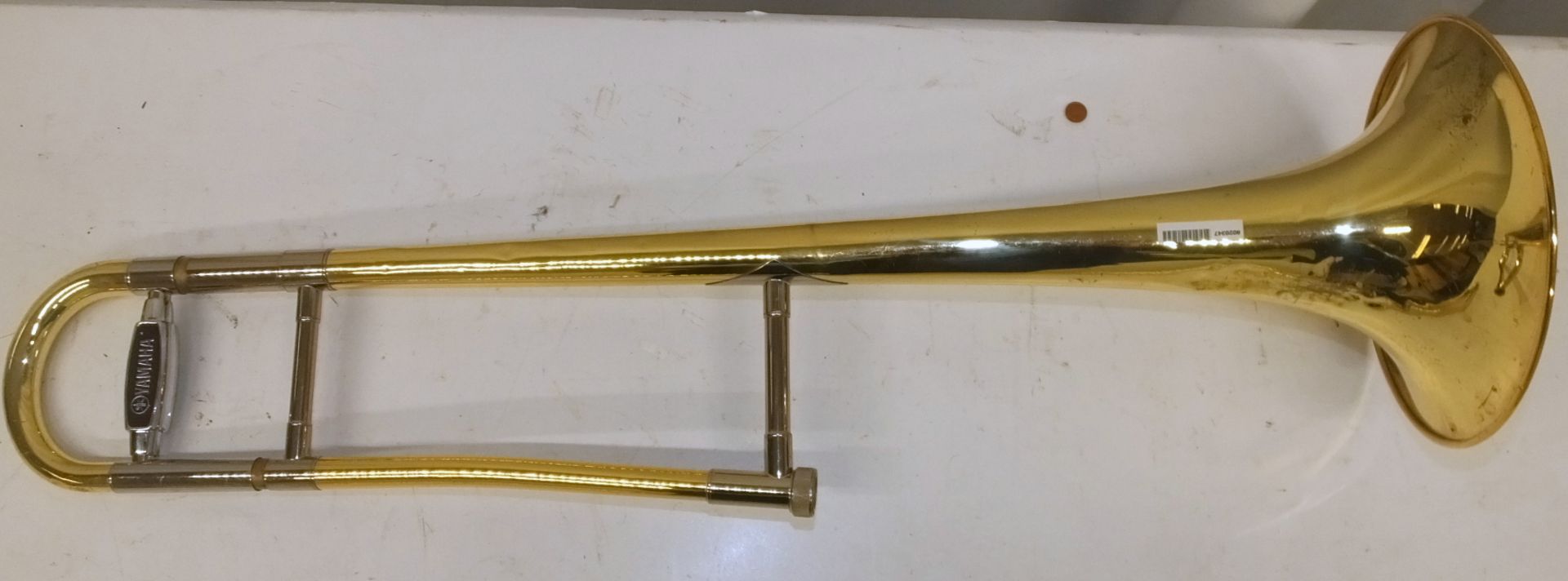 Yamaha Model YSL - 653 Trombone in case - Serial Number - 201606 (damage and dents on instrument) - Image 4 of 15