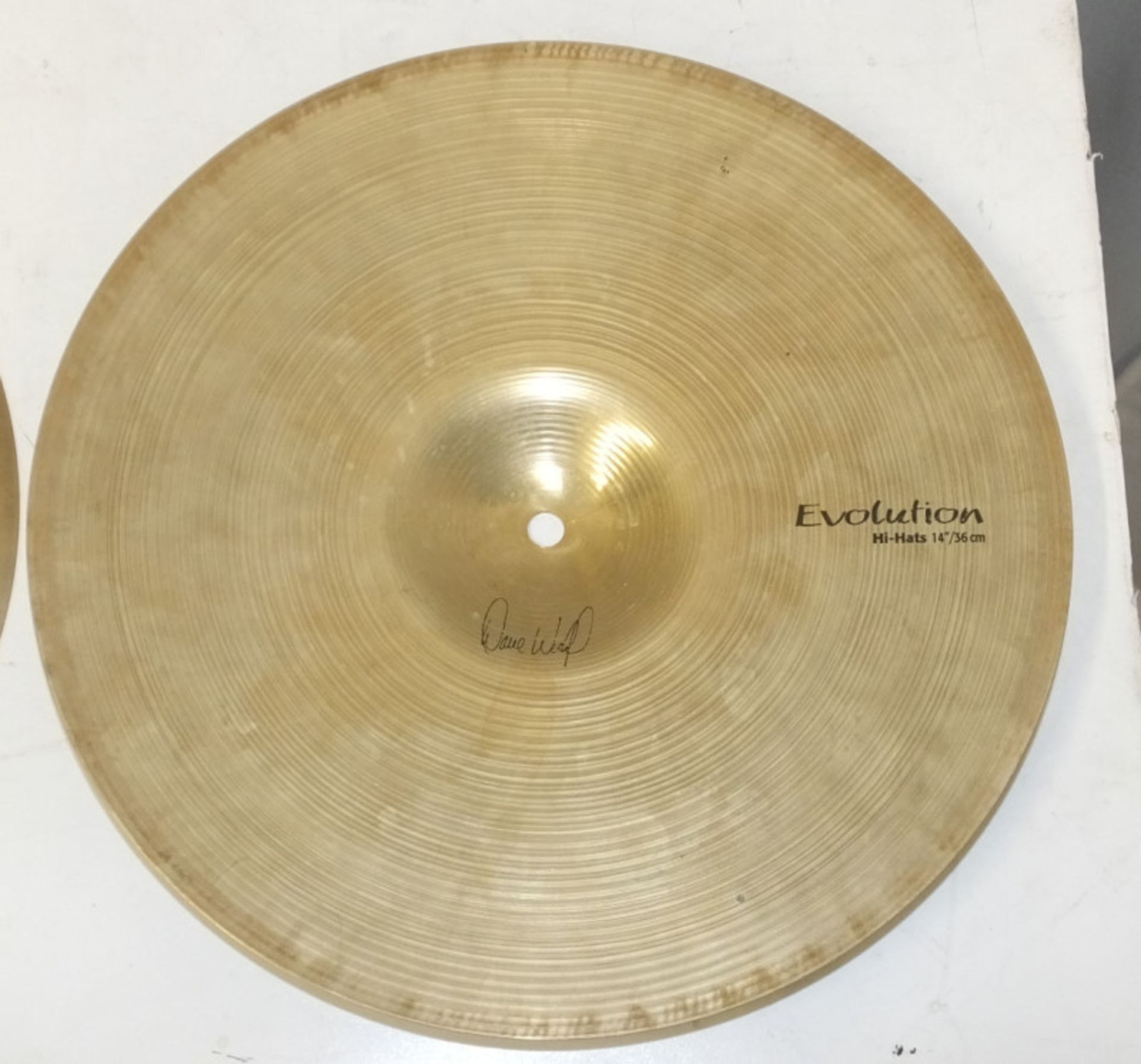 16" & 18" Zildjian A Custom Crash Cymbals (dent to 18" rim), Sabian 14" HHX Evolution Hi-Hats & more - Image 6 of 9