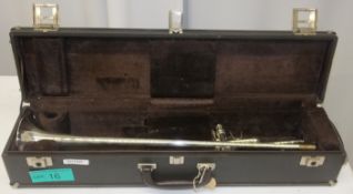 Besson 700 Fanfare Trumpet in case - Serial Number - 706 - 821387