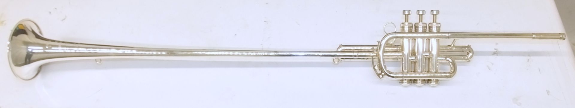 Boosey & Hawkes Fanfare Trumpet in Besson case - Serial Numbers in description. - Image 9 of 10