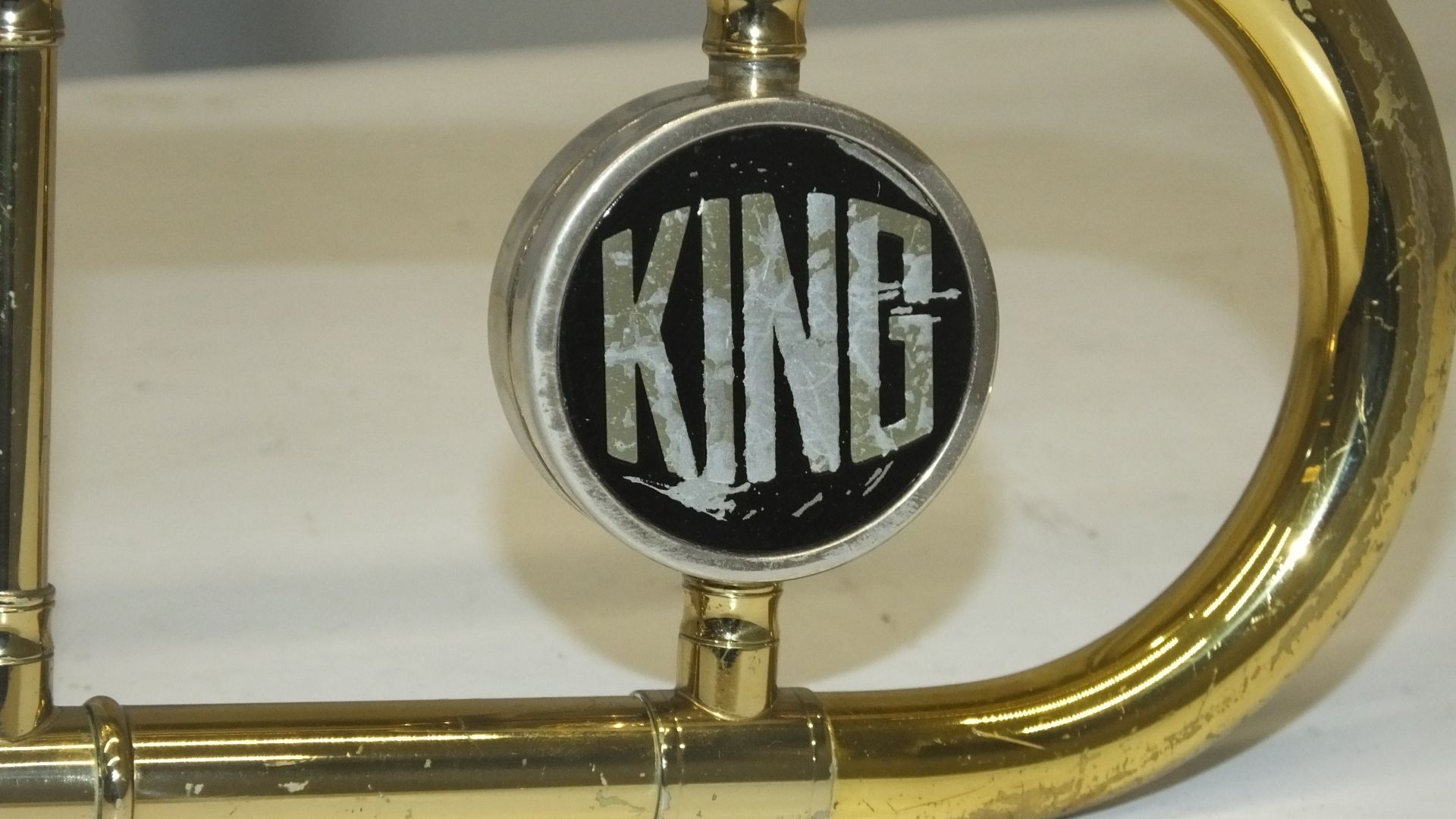 King Trombone in case - Serial Number - 108606 - A4984 (dents on instrument) - Image 13 of 16