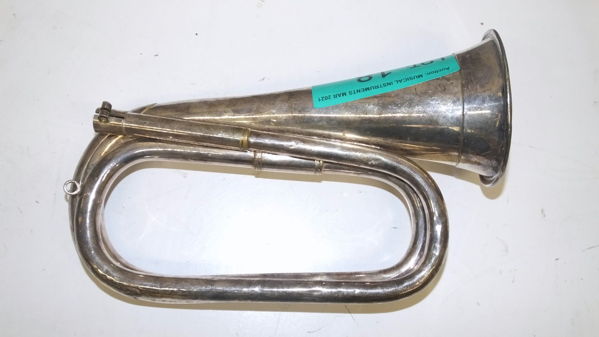 McQueens Bugle - Serial Number - 972 (leadpipe missing & excessive dents) - Image 2 of 4