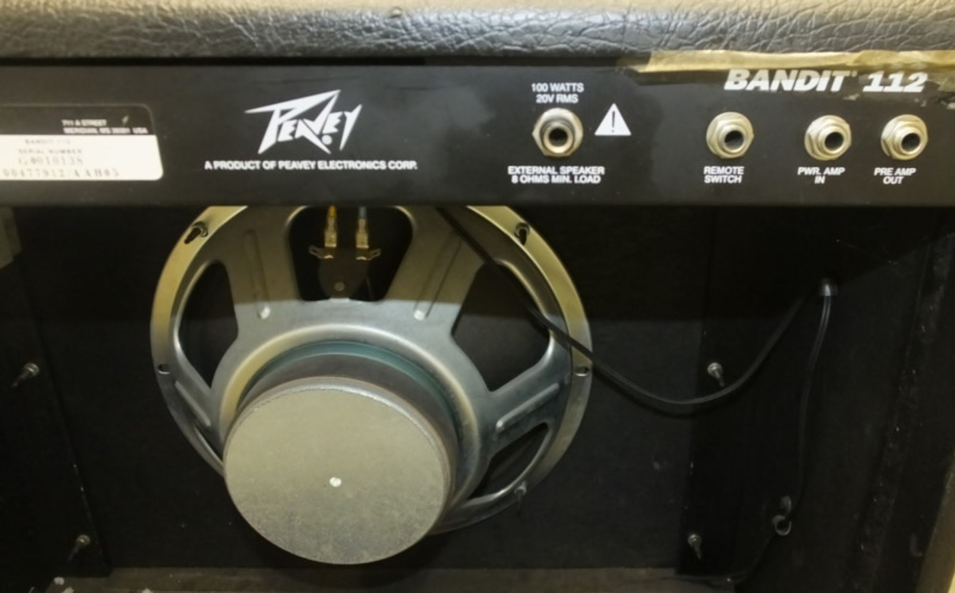 Peavey Bandit 112 Guitar Amplifier - Image 3 of 5