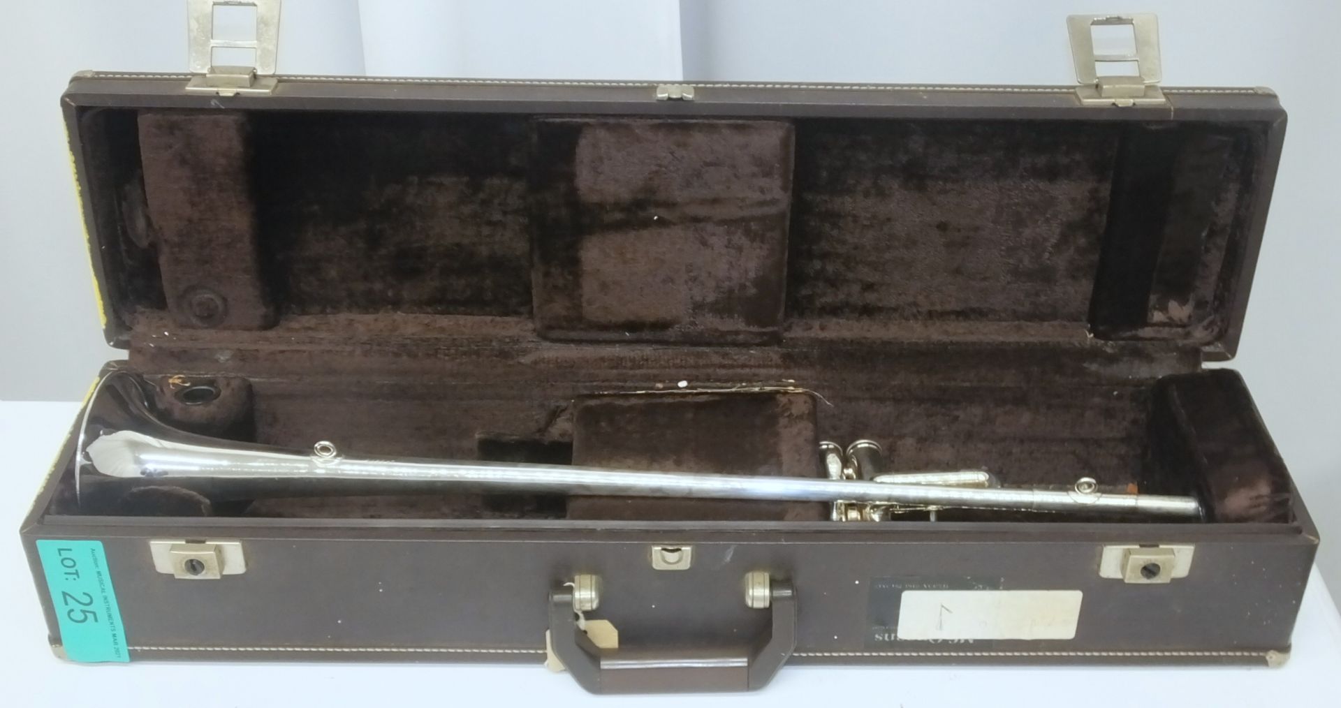 Boosey & Hawkes Fanfare Trumpet in Besson case - Serial Numbers in description.