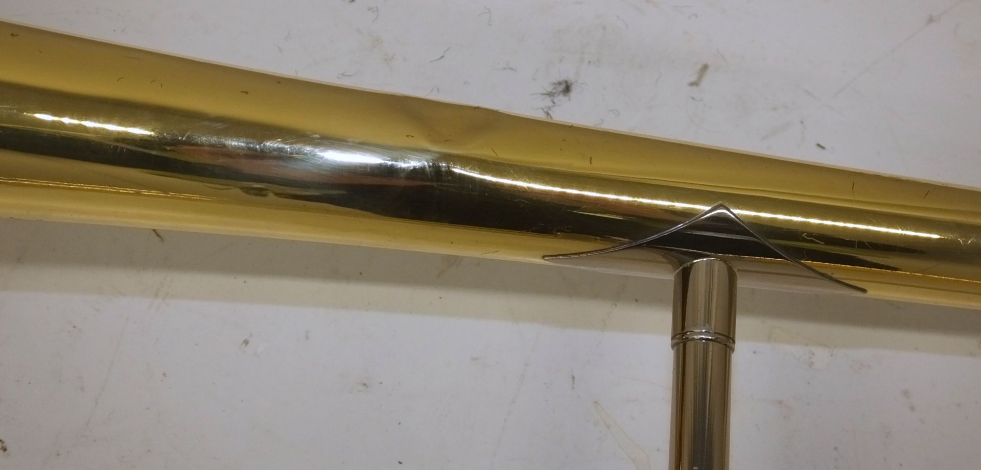 Yamaha Model YSL - 653 Trombone in case - Serial Number - 201606 (damage and dents on instrument) - Image 6 of 15