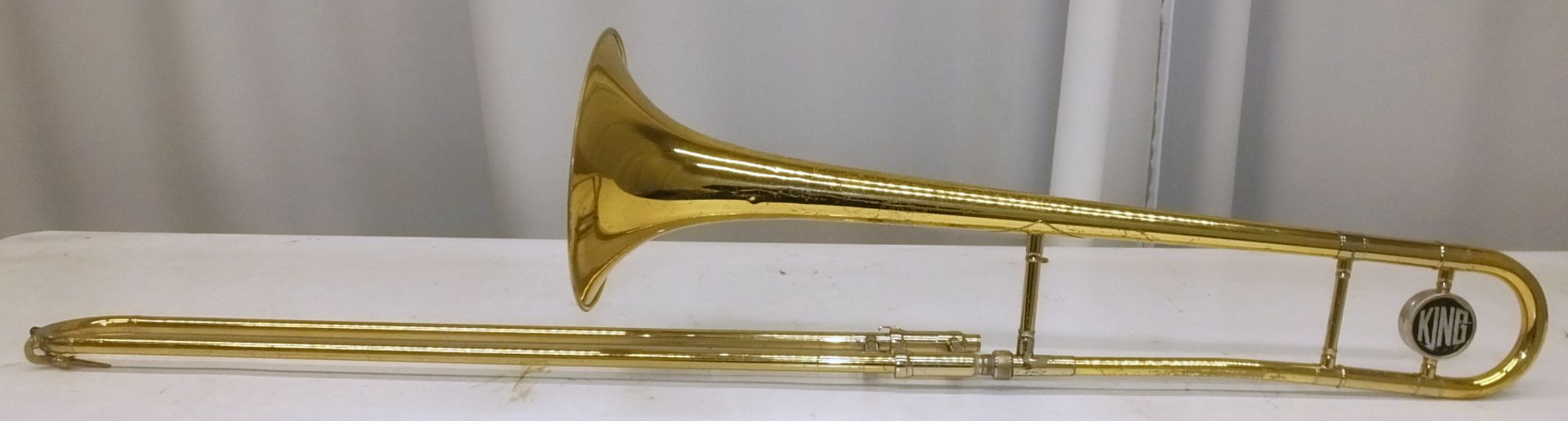 King Trombone in case - Serial Number - 108606 - A4984 (dents on instrument) - Image 12 of 16