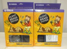 2x Yamaha SB3-9 Silent Brass Systems Pickup Mute PM3 & Personal Studio ST9 for French Horn