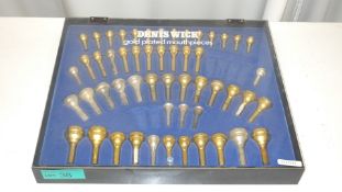 Denis Wick Gold Plated Mouthpieces - incomplete