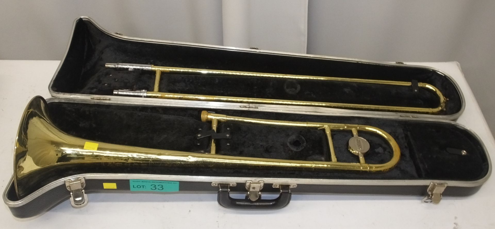 Selmer Bundy Trombone in case - Serial Number - 925054 (dents on instruments)