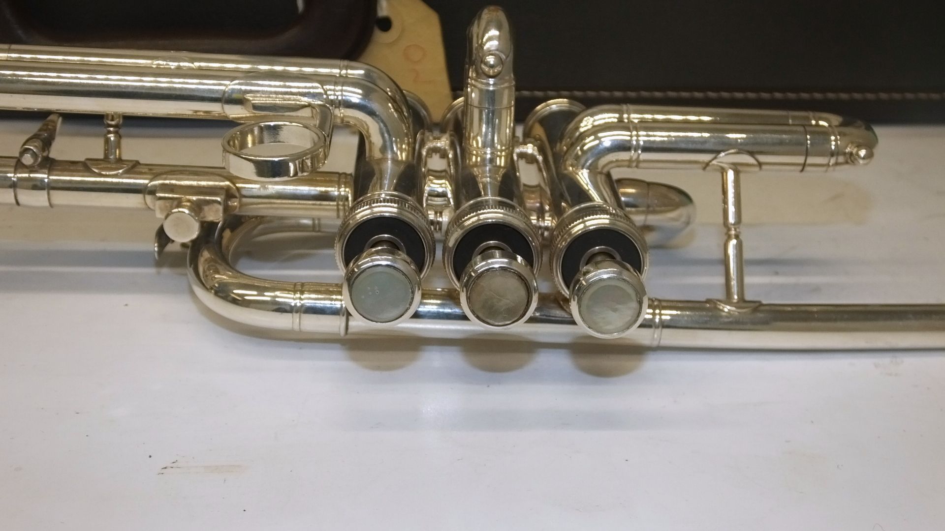 Besson International Fanfare Trumpet in case - Serial Number - 706 - 768541 - Image 9 of 10