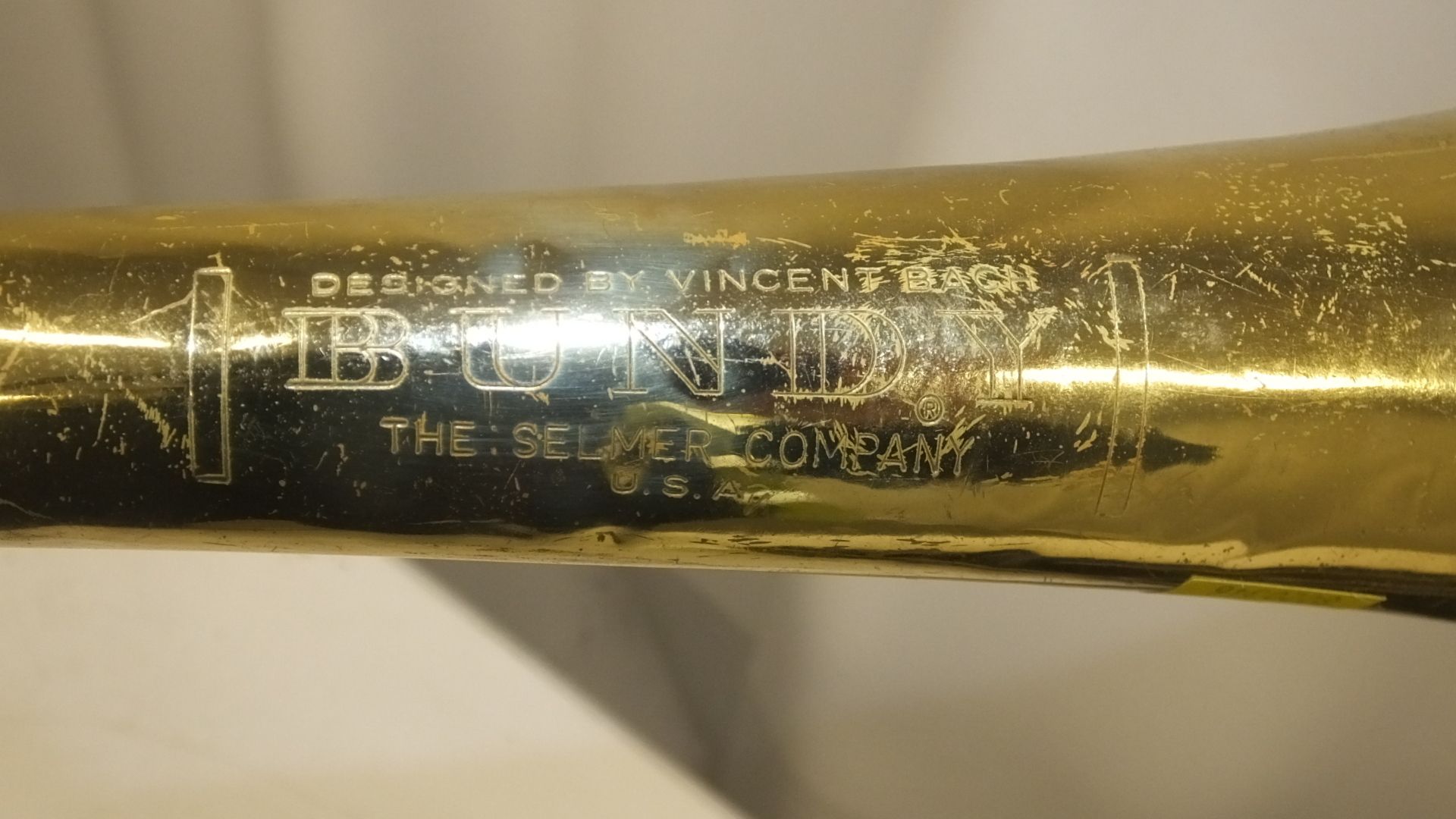 Selmer Bundy Trombone in case - Serial Number - 925054 (dents on instruments) - Image 9 of 13