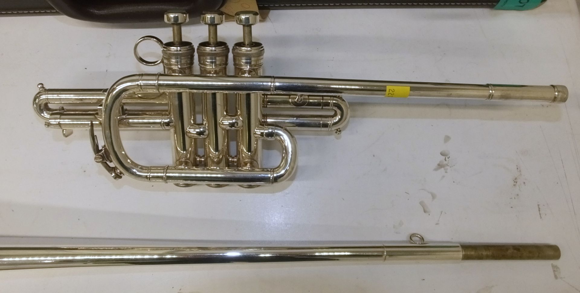 Besson International Fanfare Trumpet in case - Serial Number - 706 - 768541 - Image 4 of 10