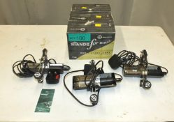 3x Konig & Meyer Music Stand Lights