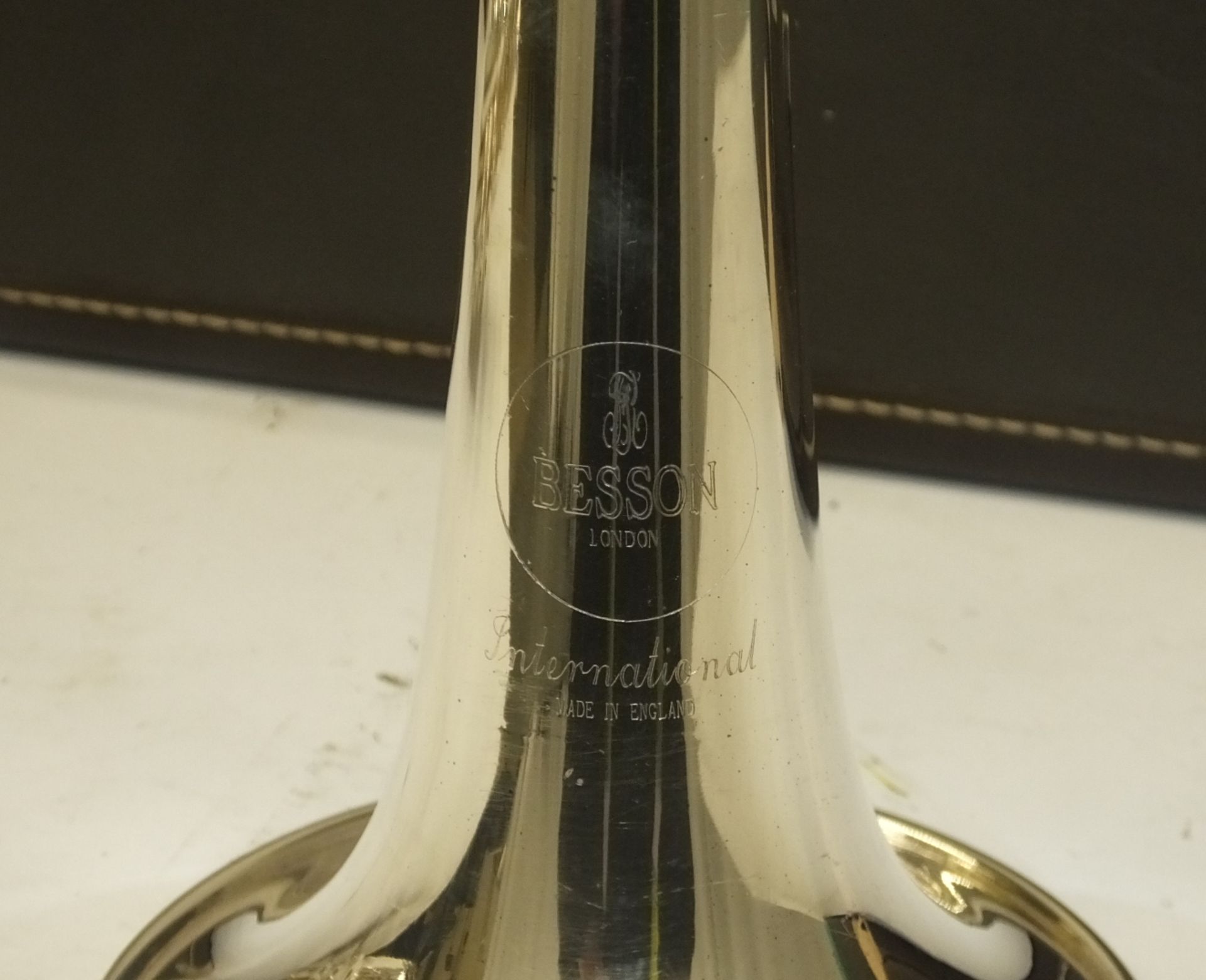 Besson International Fanfare Trumpet in case - Serial Number - 706 - 768541 - Image 5 of 10