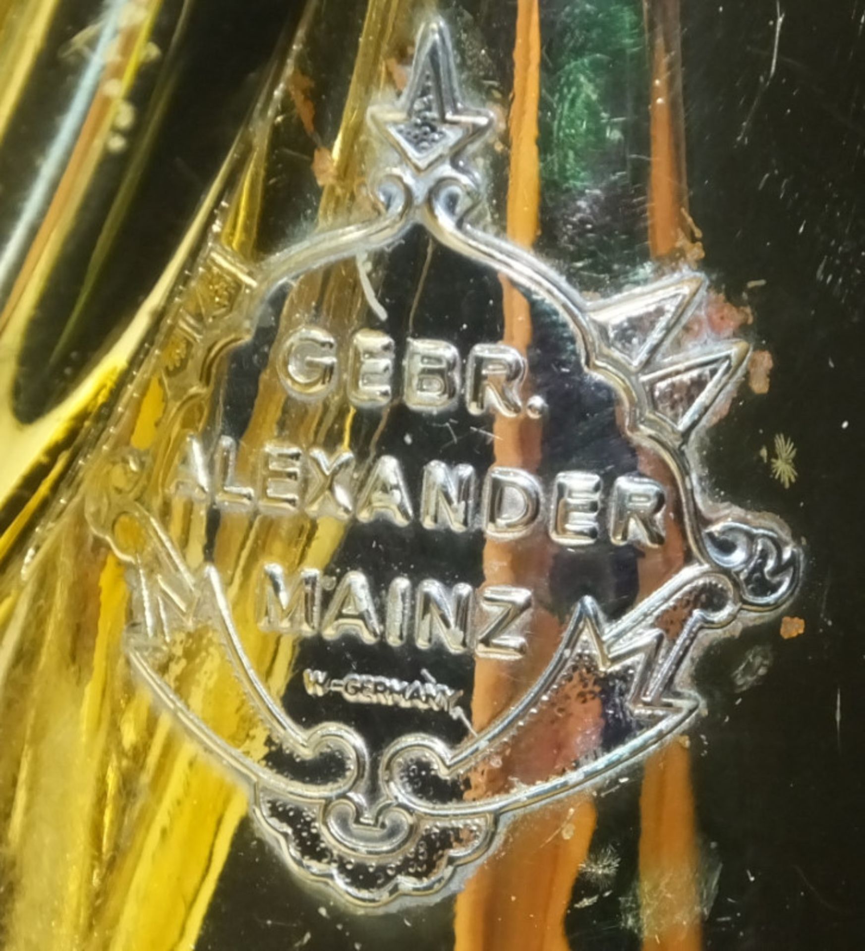 Gebr Alexander Mainz Mod 103 French Horn in case - Serial Number - 16104. - Image 9 of 16