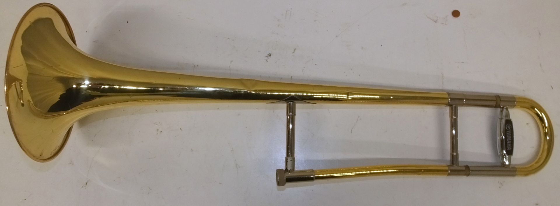 Yamaha Model YSL - 653 Trombone in case - Serial Number - 201606 (damage and dents on instrument) - Image 5 of 15