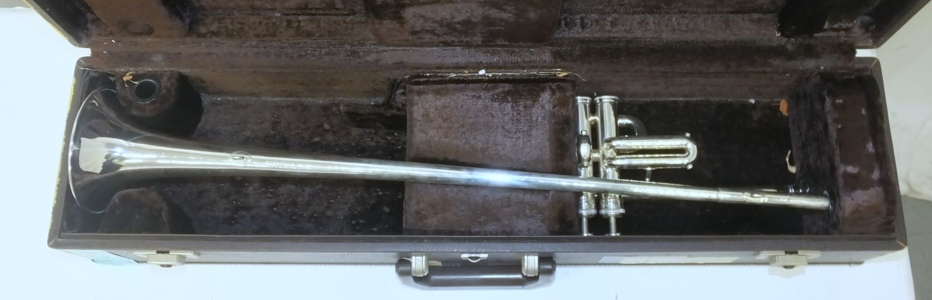 Boosey & Hawkes Fanfare Trumpet in Besson case - Serial Numbers in description. - Image 2 of 10