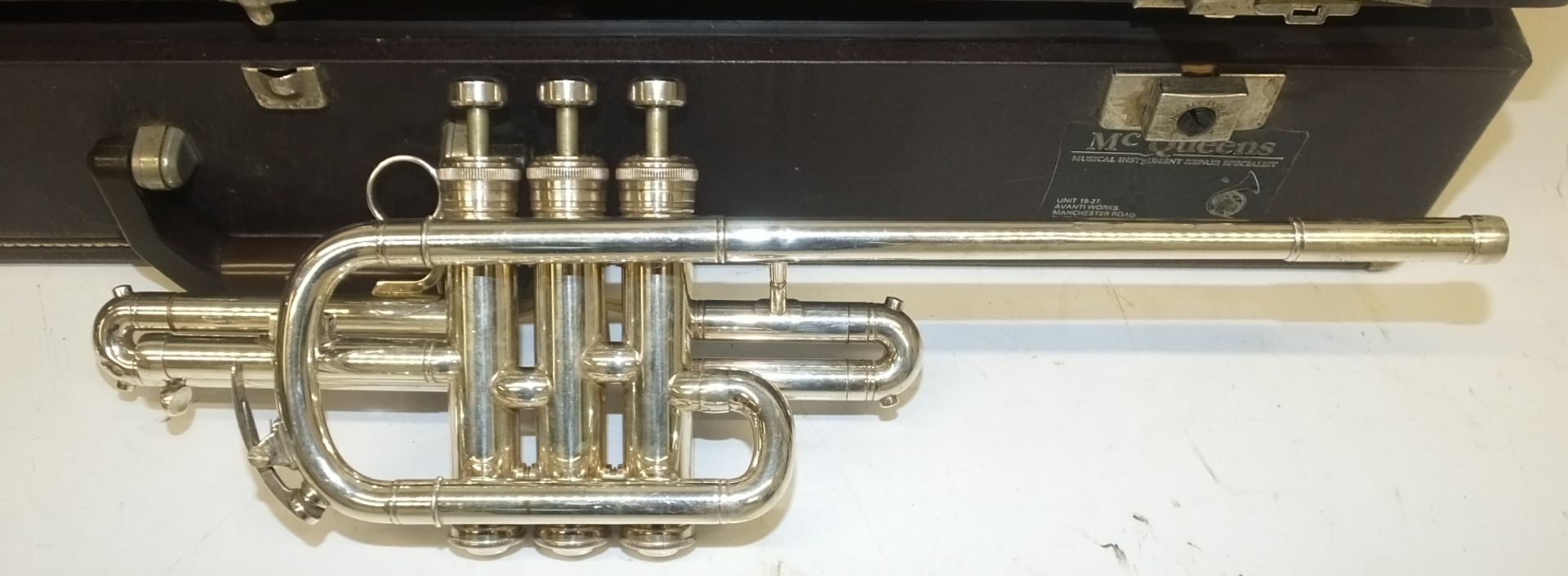 Besson International Fanfare Trumpet in case - Serial Number - 706 - 821387 - Image 3 of 8