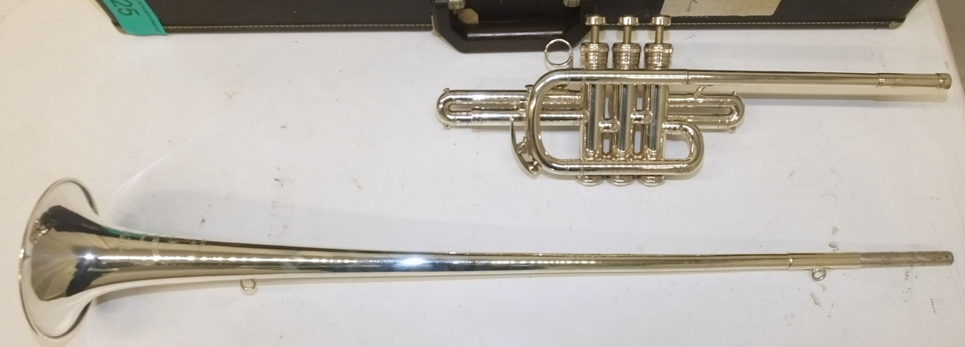 Boosey & Hawkes Fanfare Trumpet in Besson case - Serial Numbers in description. - Image 3 of 10