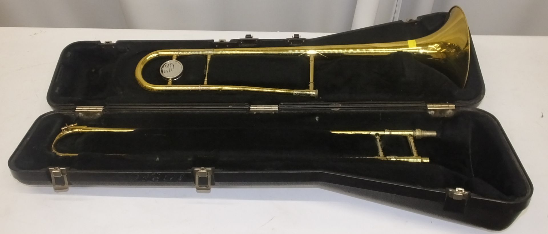 King Trombone in case - Serial Number - 108606 - A4984 (dents on instrument)