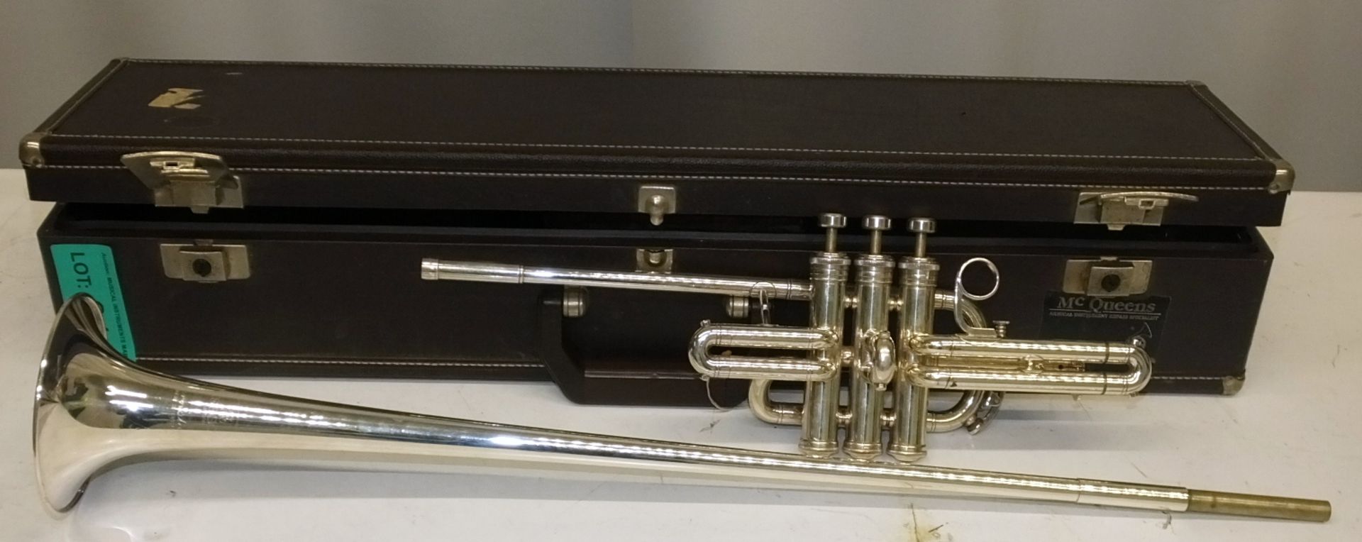 Besson International Fanfare Trumpet in case - Serial Number - 706 - 821387