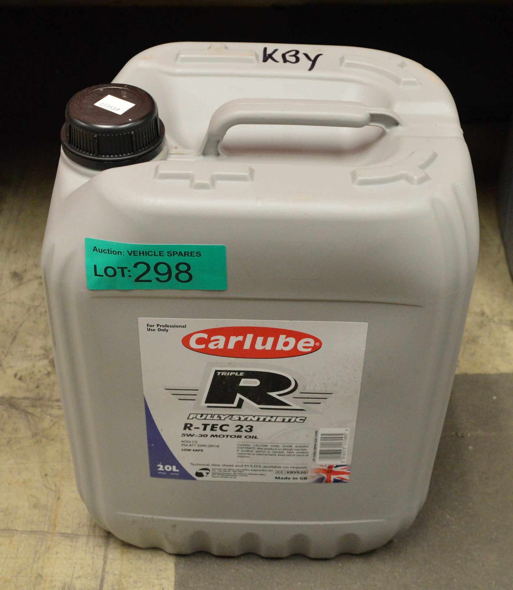 20L Carlube 5W-30 R-Tec 23 Fully Synthetic Motor Oil