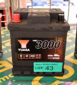 Yuasa YBX3102 12V 42Ah 390A Battery