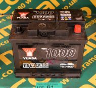 Yuasa YBX1027 12V 56Ah 510A Battery