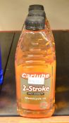 3x 1L Carlube 2-Stroke Fully Synthetic Motorcycle Oil