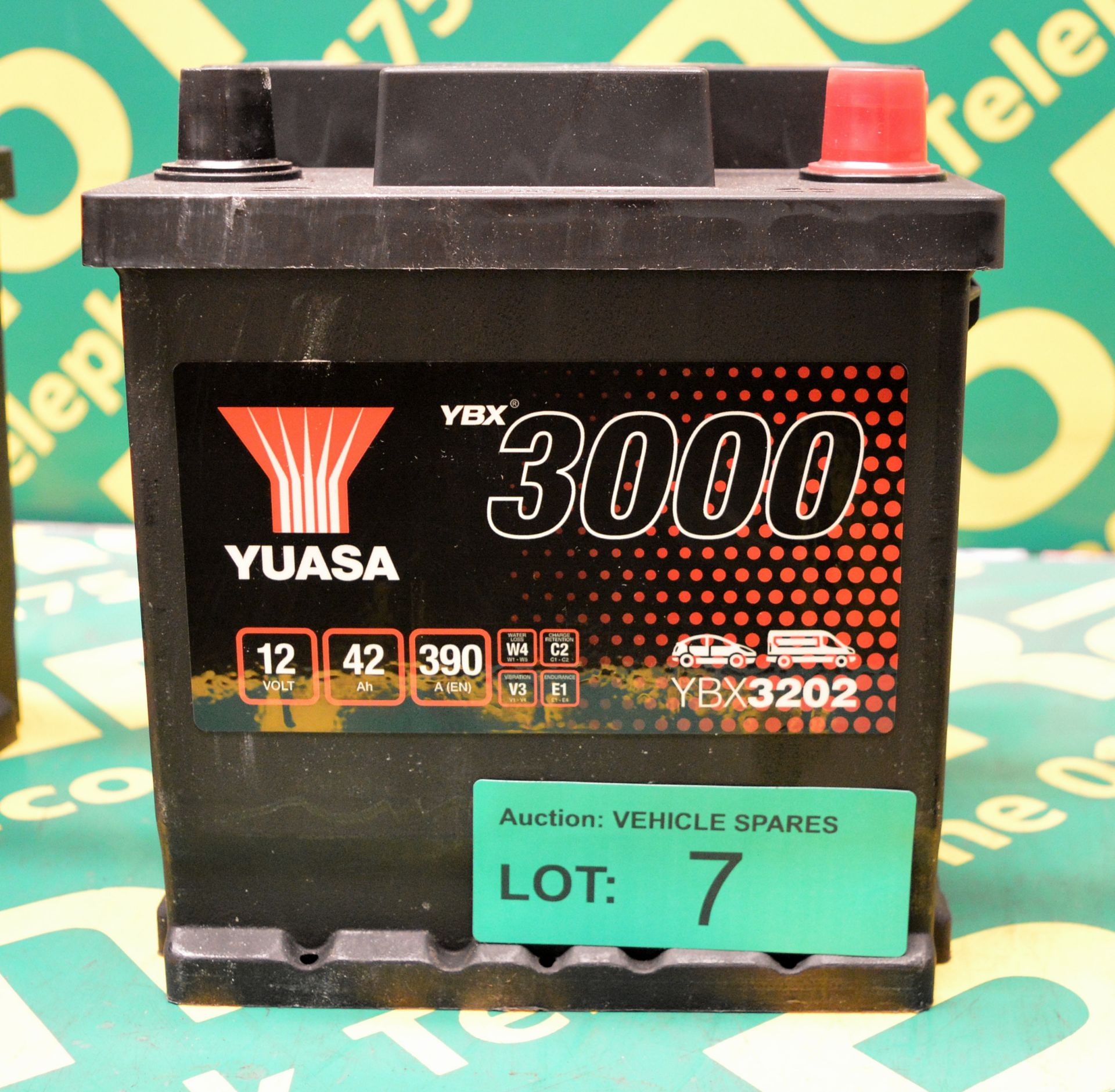 Yuasa YBX3202 12V 42Ah 390A Battery