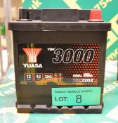 Yuasa YBX3202 12V 42Ah 390A Battery