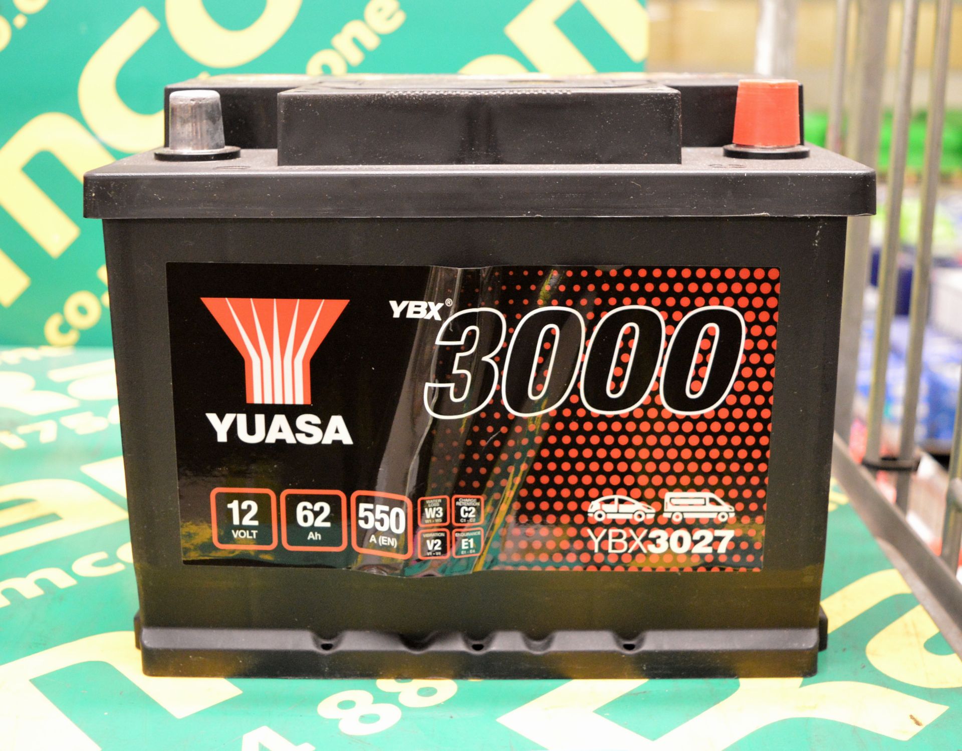 Yuasa YBX3027 12V 62Ah 550A Battery