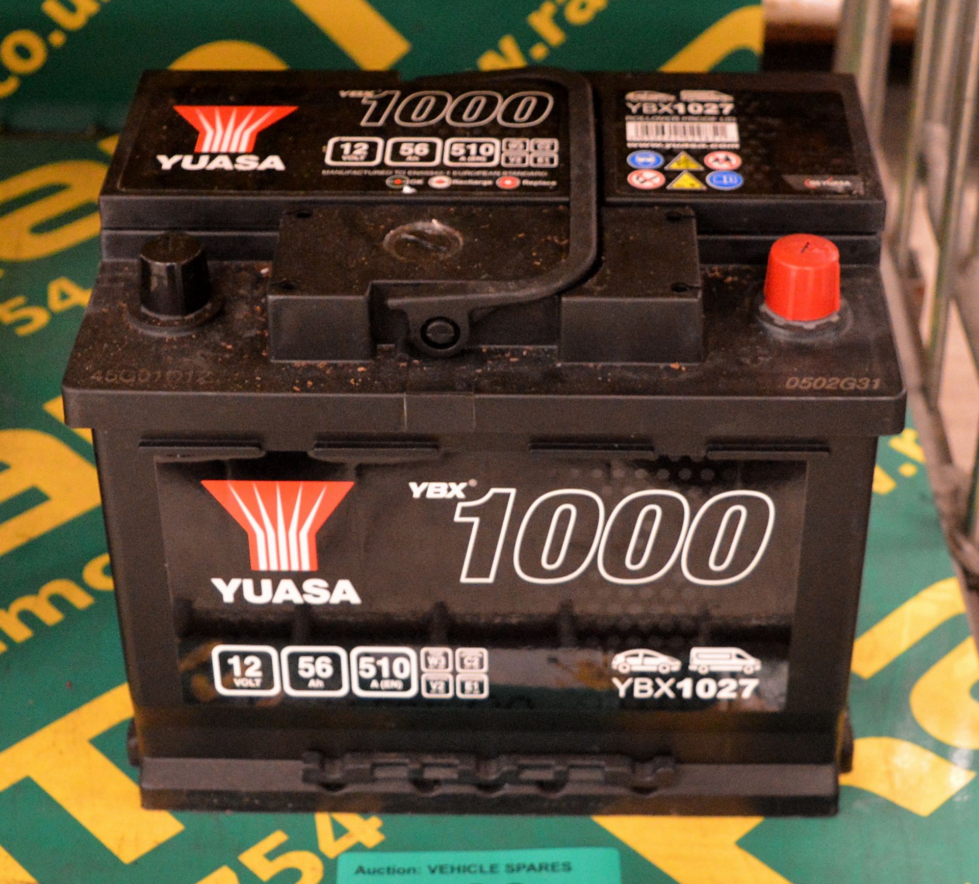 Yuasa YBX1027 12V 56Ah 510A Battery