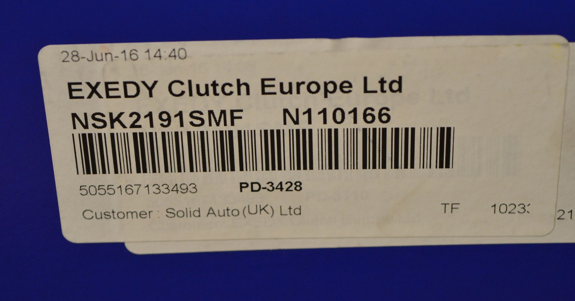 Exedy Clutch Kit NSK2191SMF - Image 2 of 2