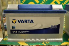 Varta Blue Dynamic E43 12V 72Ah 680A Battery