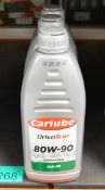 3x Carlube Driveline 80W-90 Limited Slip Axle Oil