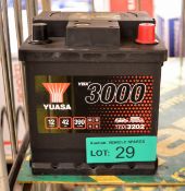 Yuasa YBX3202 12V 42Ah 390A Battery