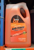 2x 5L Triple QX Orange Antifreeze G12+