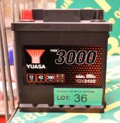 Yuasa YBX3102 12V 42Ah 390A Battery