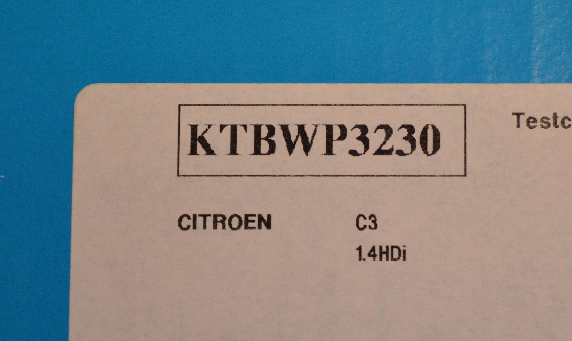 Dayco Timing Belt Kit with Water Pump KTBWP3230 - Citroen C3 1.4HDi - Image 2 of 2