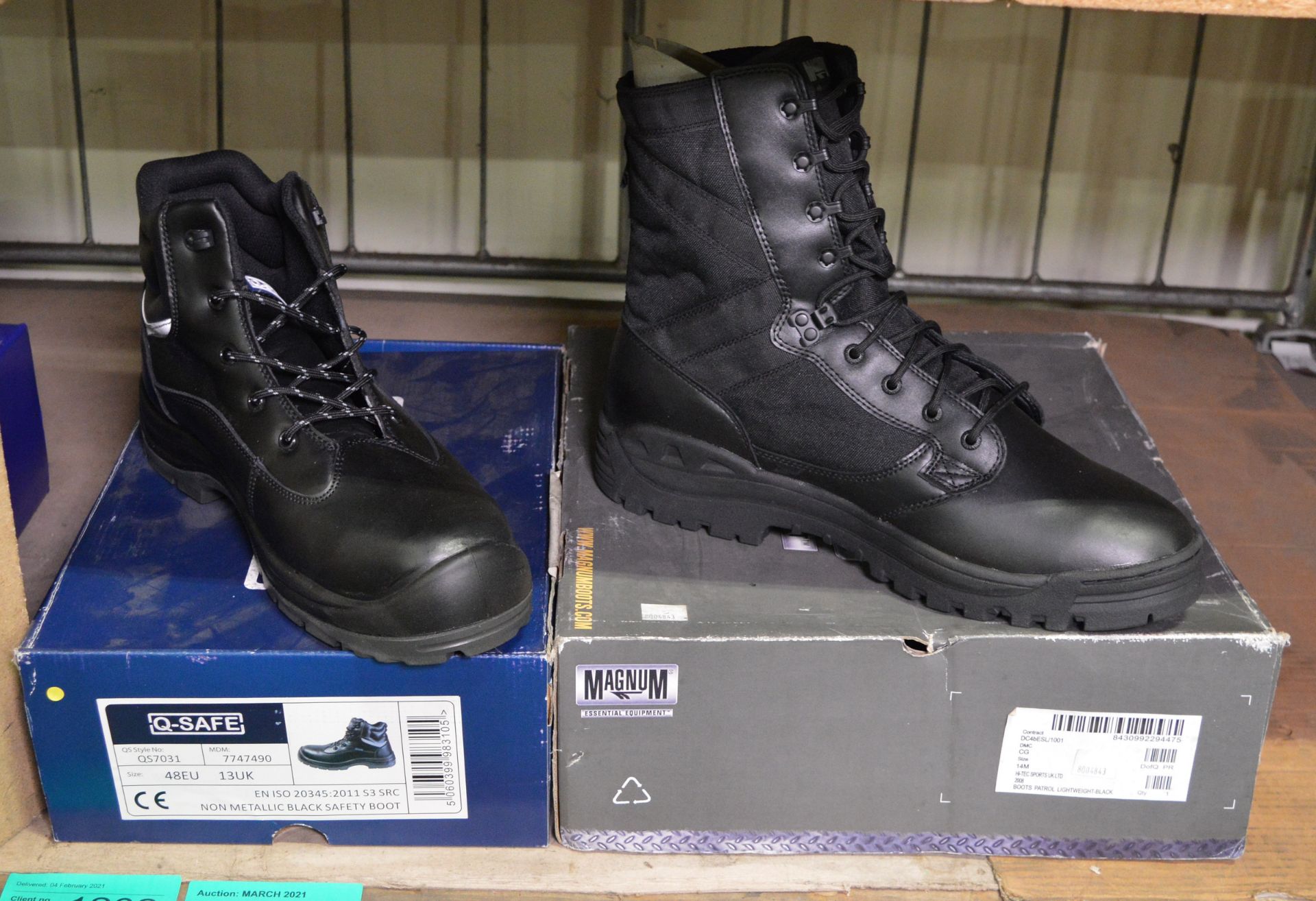 4 pairs of Work Boots/Shoes Assortment - Please check pictures for sizes - Image 3 of 3