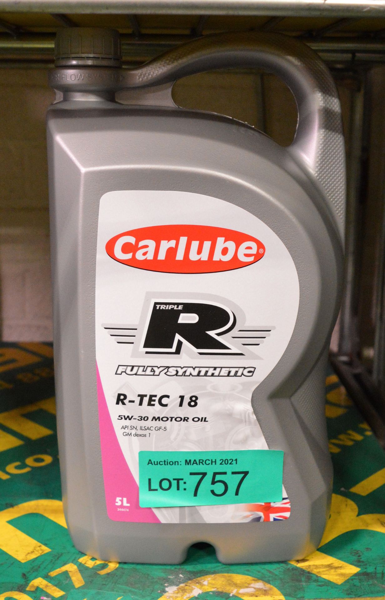 Carlube Triple R fully synthetic - 5W-30 motor oil - R-TEC 18 - 5LTR bottle