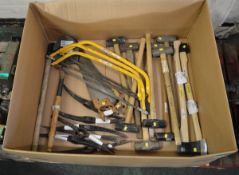 Hand Tools - Axe, Sledge Hammer, Bow & Hand Saws