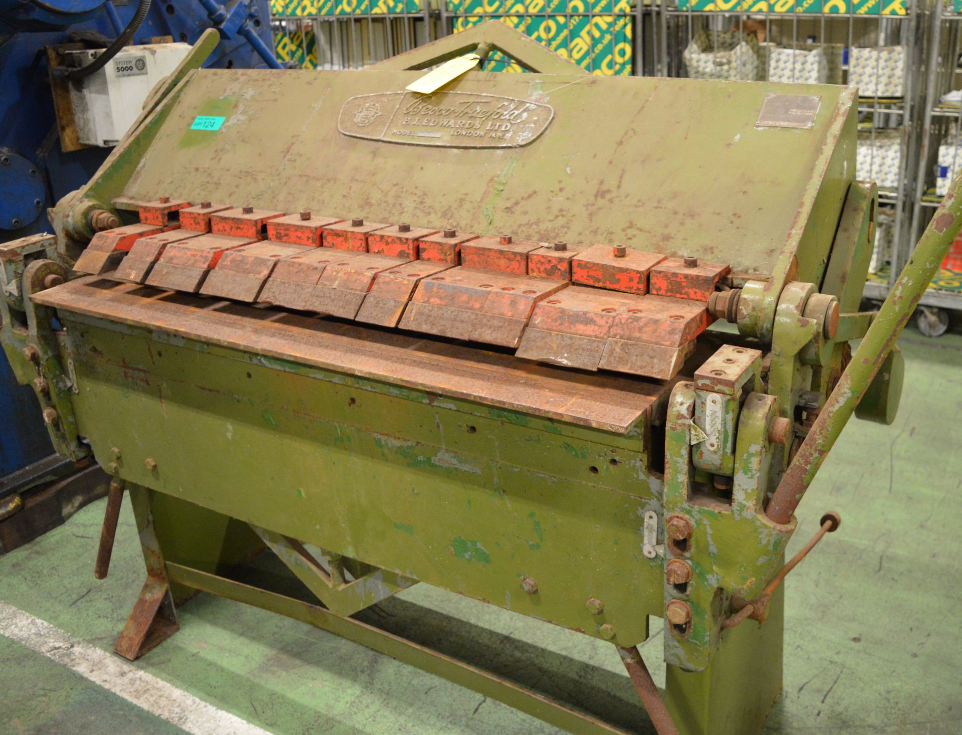 F.J.Edwards Besco - Truefold Metal Box Pan Folder - 4/14 B&R - L1200 x W800 x H1500mm - Image 2 of 7